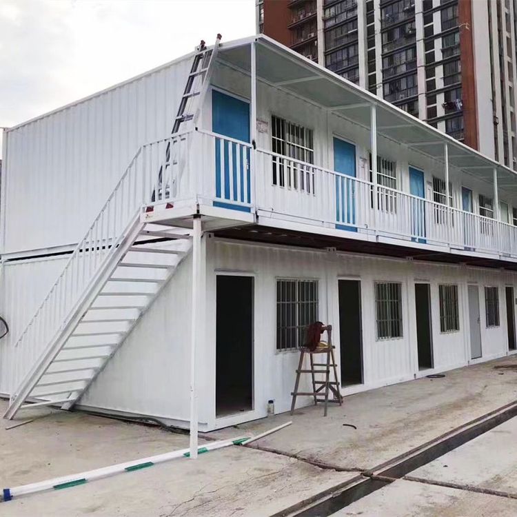 工地集裝箱房帶空調(diào)房，長友工廠一站式配齊，可租可售的房屋租賃方案